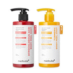 medicube Dual Body Peel Shot Duo Hypochlorous Acid and Turmeric Body Peel Shot for Gentle Exfoliation for Dead Skin Cells Rough